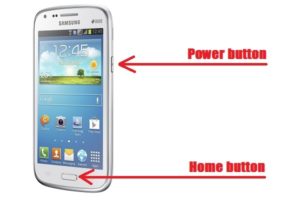 screenshot Samsung Galaxy Core