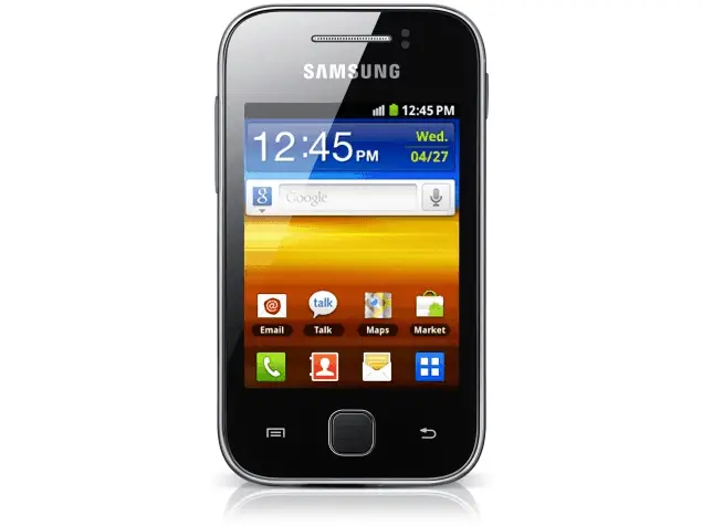 Screenshot of Samsung Galaxy Y