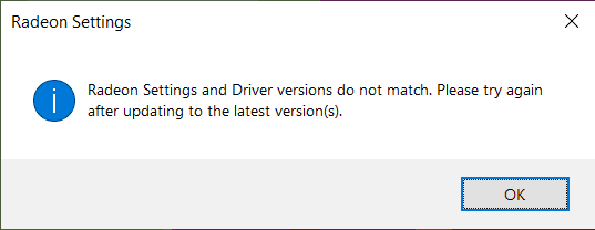 update drivers amd radeon settings