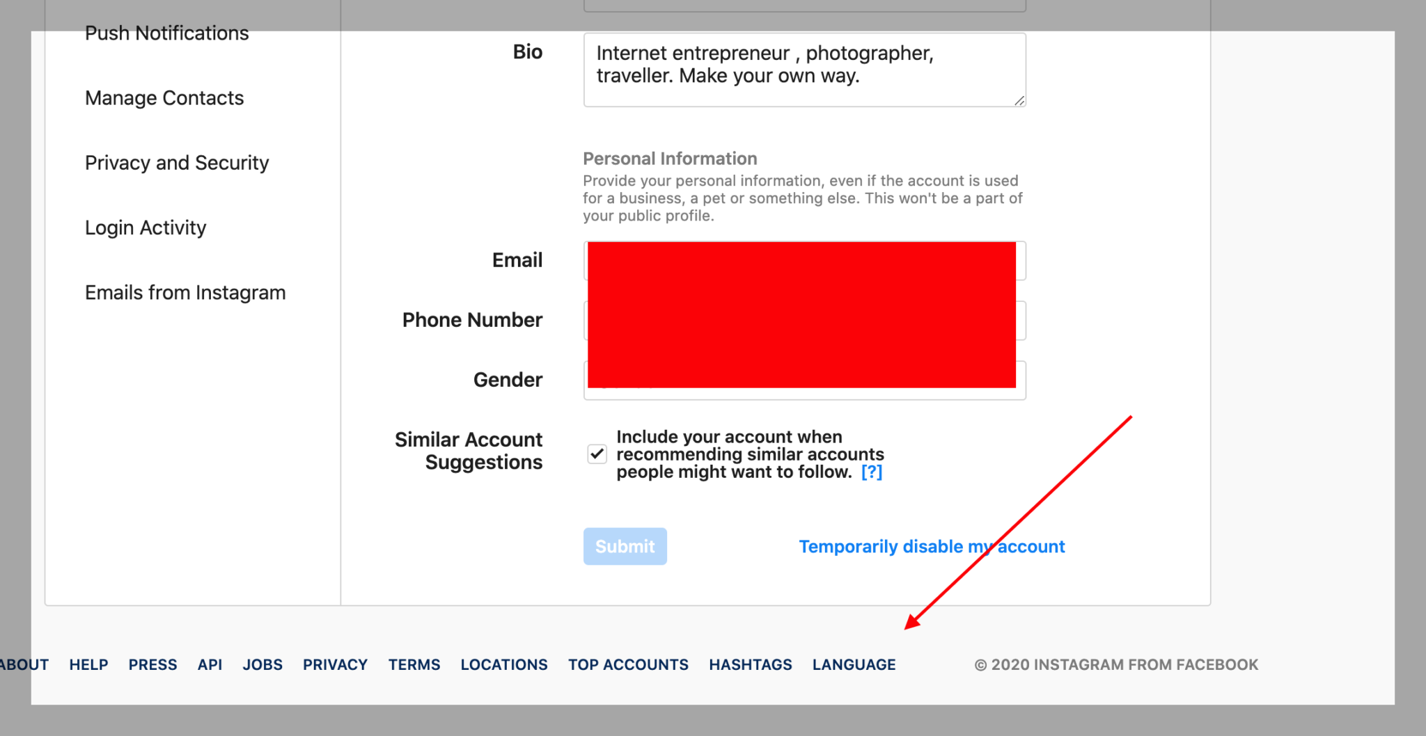 How To Change Language On Instagram - Web, IOS, Android