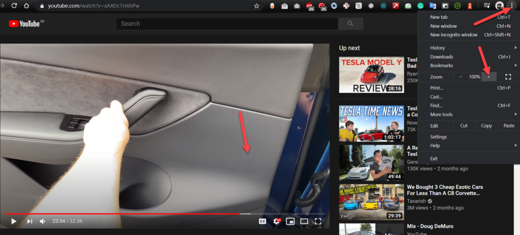 FIx Horizontal black line on Youtube Video