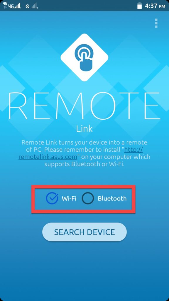 asus pc link android most recent version