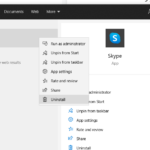 Remove Skype from Windows 10