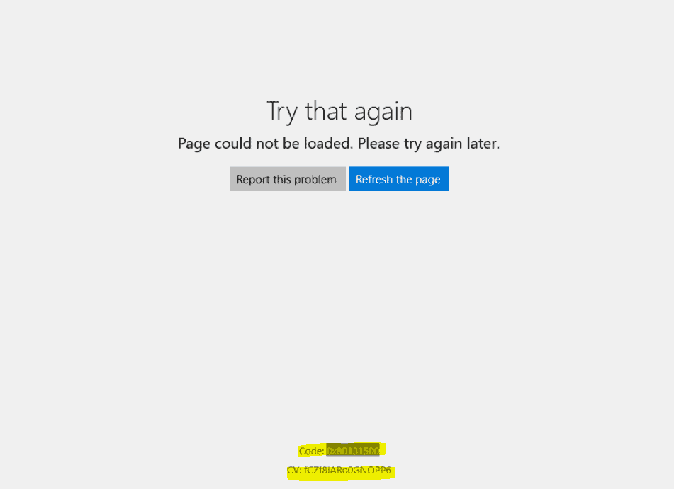 microsoft store download error windows 10