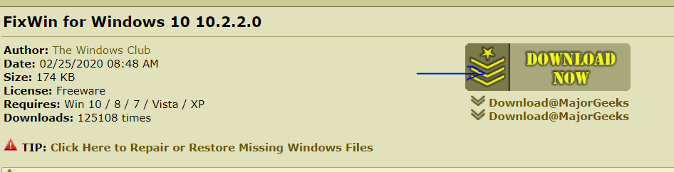 fixwin for windows 10