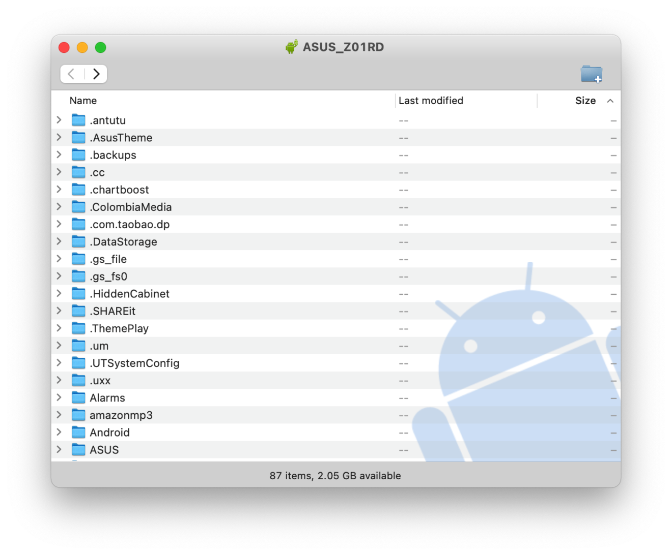 android file transfer no android device found mac