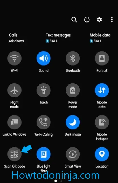 Motorola Moto E4 Plus (USA) QR code scanner