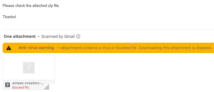 Downloading this attachment is disabled in Gmail
