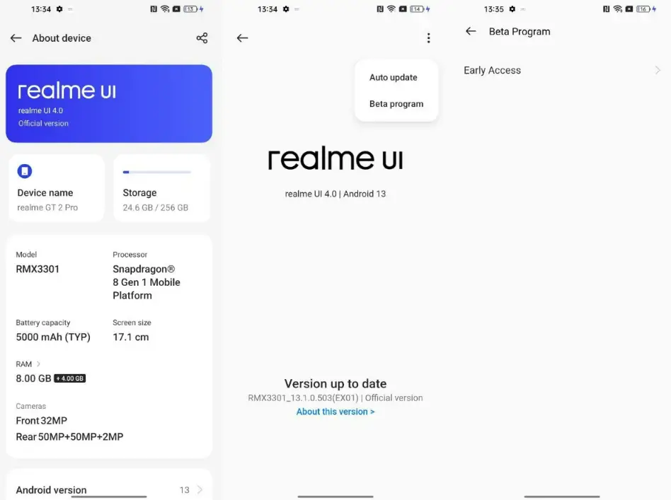 Update Realme 9 5G to Realme UI 5
